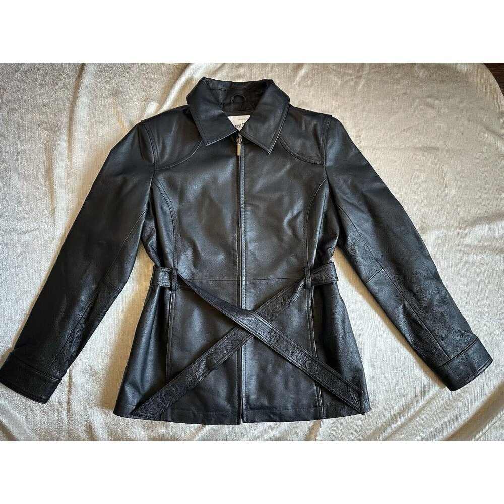 East 5th Black Leather Jacket
